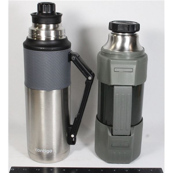 PAIR OF INSULATED WATER BOTTLES THERMOS / CONTIGO