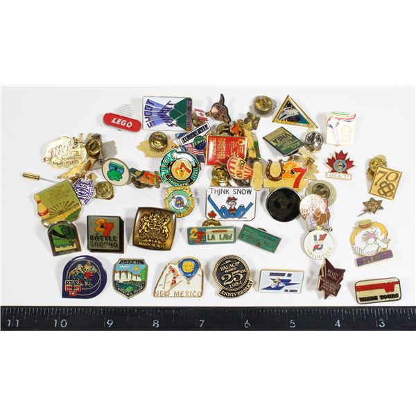 COLLECTION OF VINTAGE CANADIAN PINS