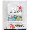 Image 1 : SMALL BOX OF ASSORTED FISHING SUPPLIES