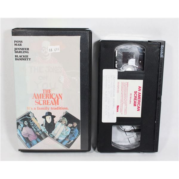 THE AMERICAN SCREAM 1988 VHS HORROR SLASHER