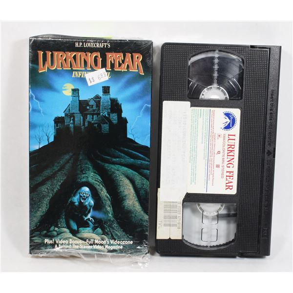H.P. LOVECRAFT'S LURKING FEAR INFINITE EVIL VHS