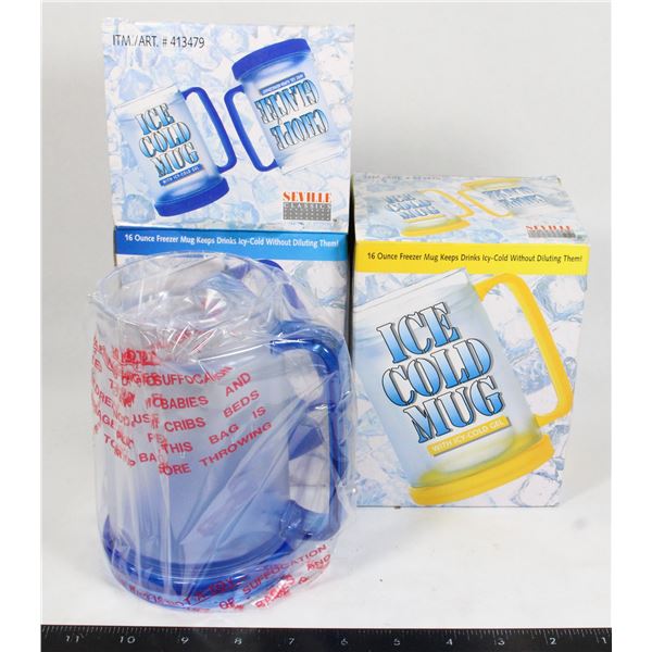 SEVILLE CLASSICS ICE COLD MUGS WITH ICE GEL