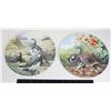 Image 1 : PAIR OF 1988-87 LIMITED FINE BONE CHINA PLATES