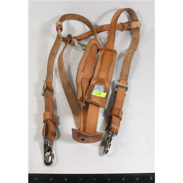 BASHLIN LEATHER TOOL BELT SUSPENDERS