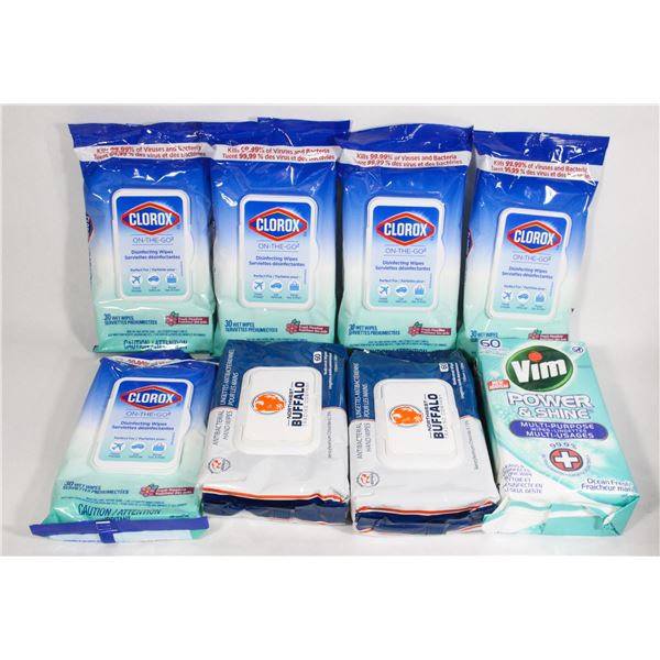 (3x60PK/5x30PK) ASSORTED DISINFECTANT WIPES