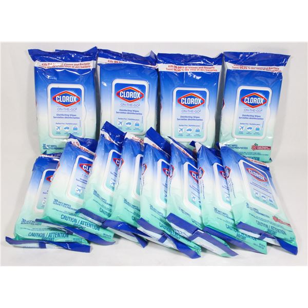 (12x30PK) CHLOROX DISINFECTANT WIPES