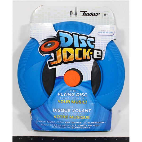 NEW DISC JOCK-E BLUETOOTH SPEAKER FLYING DISC