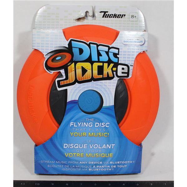 NEW DISC JOCK-E BLUETOOTH SPEAKER FLYING DISC