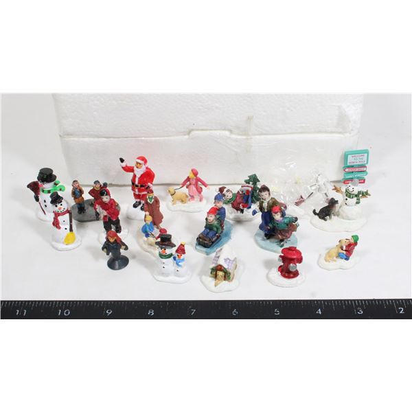 VINTAGE WINTER/CHRISTMAS MINI FIGURES