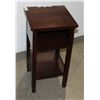 Image 1 : END TABLE, WITH BUILT IN USB CHARGING PORTS