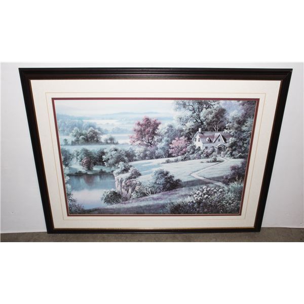 43" X 33" PROFESSIONALLY FRAMED ARTWORK