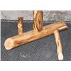 Image 2 : WOOD COAT & HAT HANGER (APPROX 67" TALL)