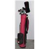 Image 1 : RIGHT HAND GOLF CLUBS & BAG, LOOKS TO BE