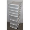Image 1 : 7 DRAWER PLASTIC STORAGE UNIT