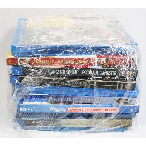 LOT OF 10 BLU RAYS INCLUDING XXX STATE OF THE UNIO