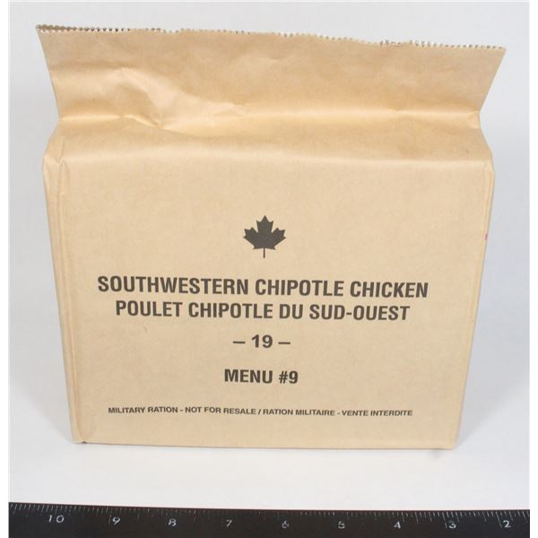MRE SOUTHWESTERN CHIPOTLE CHICKEN