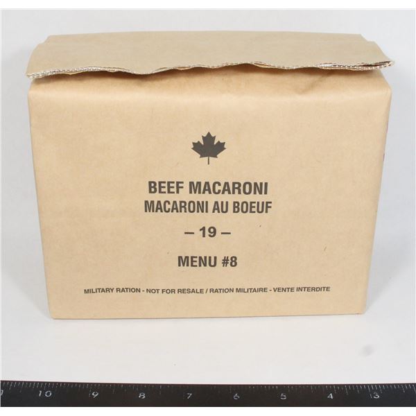 MRE BEEF MACARONI