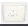 Image 1 : BOX OF 10 DESIGNER COLLECTION THANK YOU NOTE CARDS