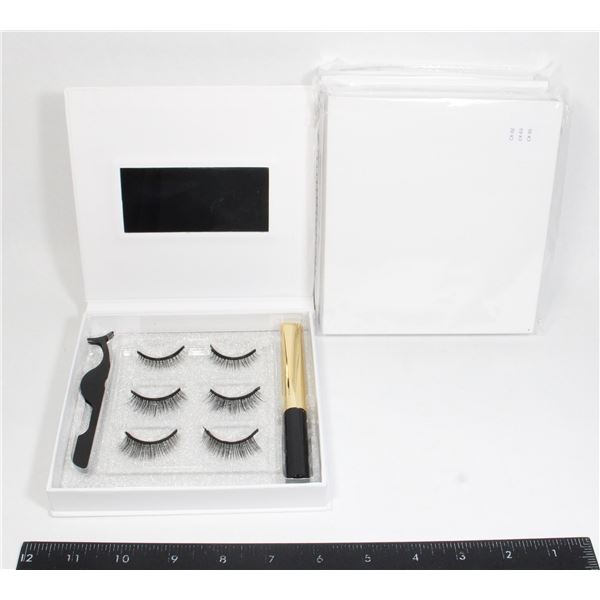 BUNDLE OF 3 MAGNETIC EYELINER AND EYELASH KITS