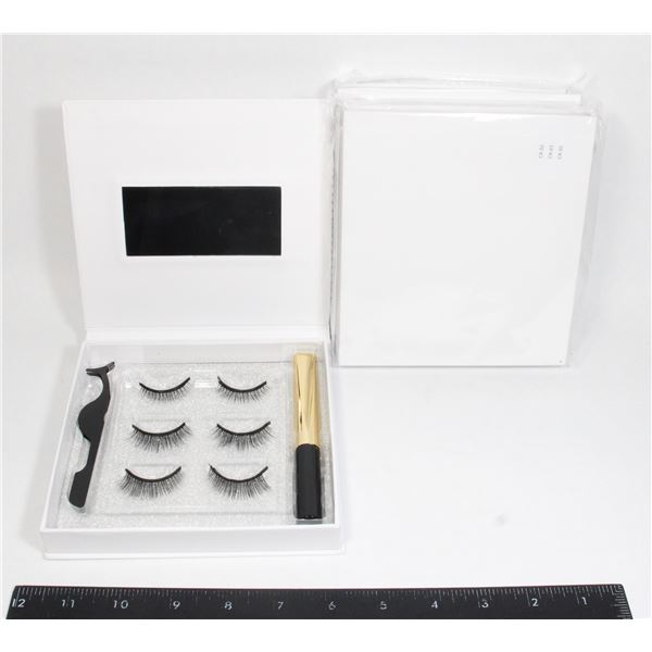 BUNDLE OF 3 MAGNETIC EYELINER AND EYELASH KITS