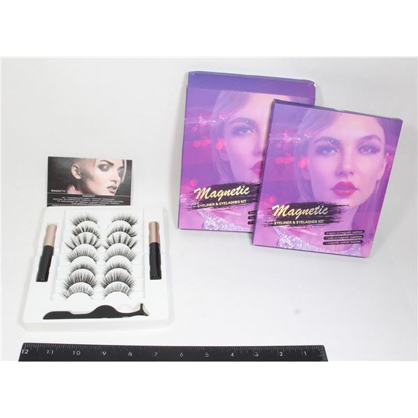 PAIR OF MAGNETIC EYELINER & EYELASH KITS