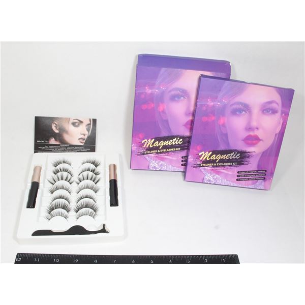 PAIR OF MAGNETIC EYELINER & EYELASH KITS