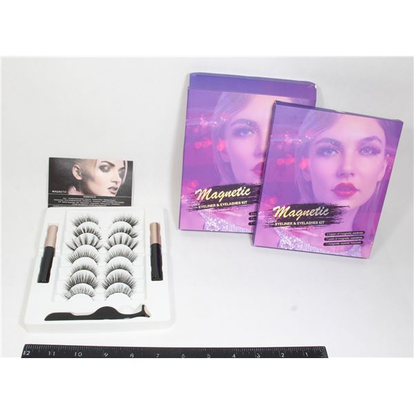 PAIR OF MAGNETIC EYELINER & EYELASH KITS