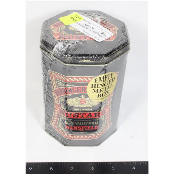 BARRINGER&BROWNS MUSTARD TIN