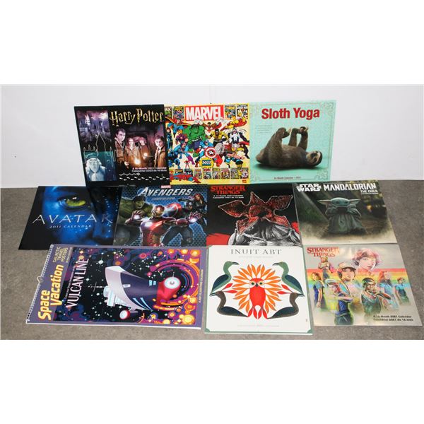 CALENDARS INCLUDING STAR WARS, STRANGER THINGS