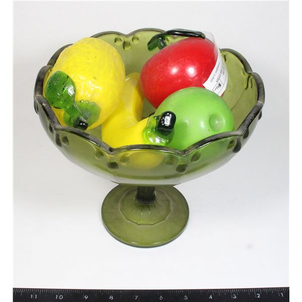 LOT OF VINTAGE GLASS ITEMS