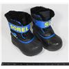 Image 1 : PAIR OF KIDS SOREL BOOTS, NOT NEW BUT GOOD