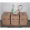 Image 1 : LOT OF 4 HAND PAINTED PITCHERS