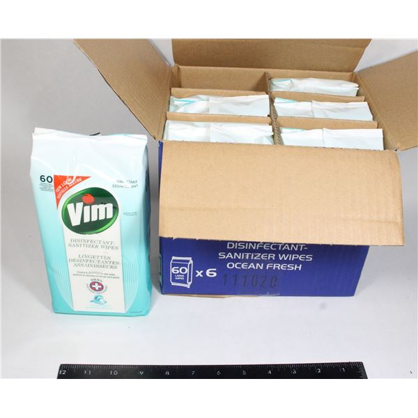 BOX VIM DISINFECTANT SANITIZER WIPES