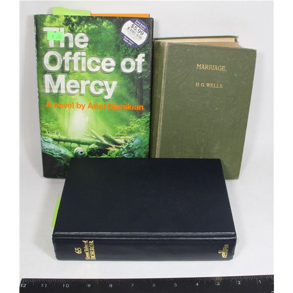 BOOK LOT OF 3 INCLUDING TWO ANTIQUE/VINTAGE INCL.