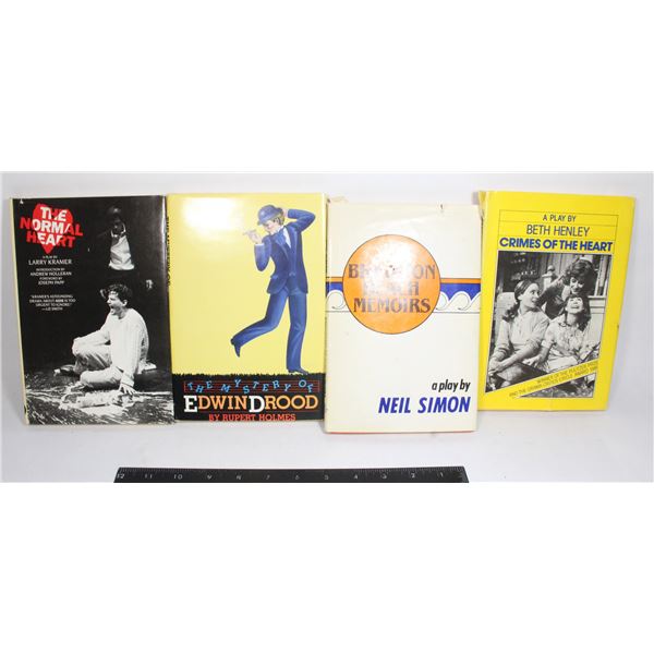 LOT OF 4 BOOKS OF PLAYS INCLUDING BRIGHTON BEACH