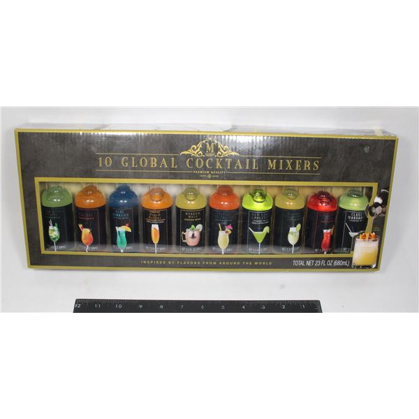 THE MODERN GOURMET 10 GLOBAL COCKTAIL MIXERS 680ML