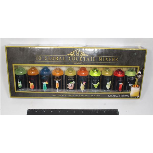 THE MODERN GOURMET 10 GLOBAL COCKTAIL MIXERS 680ML