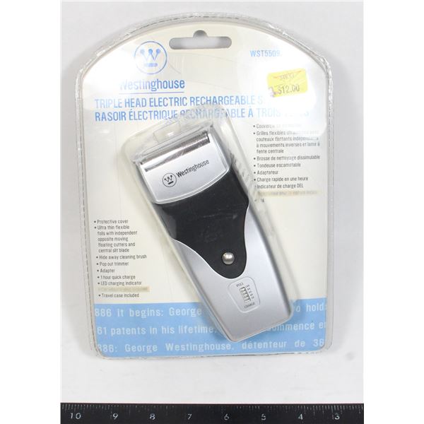 NEW OLD STOCK WESTINGHOUSE ELECTRIC SHAVER