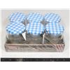Image 1 : (NEW) SNAPTITE 6PC 250ML CANNING JARS