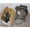 Image 1 : WAFFLEMAKER AND UTENSILS, BREAD KNIVES