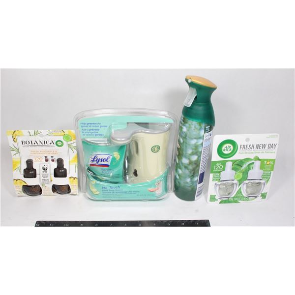 AIR WICK, NO-TOUCH HAND SOAP, ESSENTIAL OILS