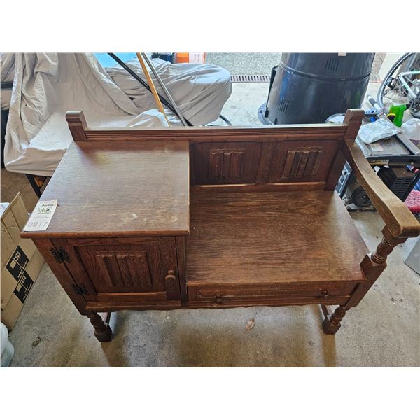 Vintage Telephone Bench C