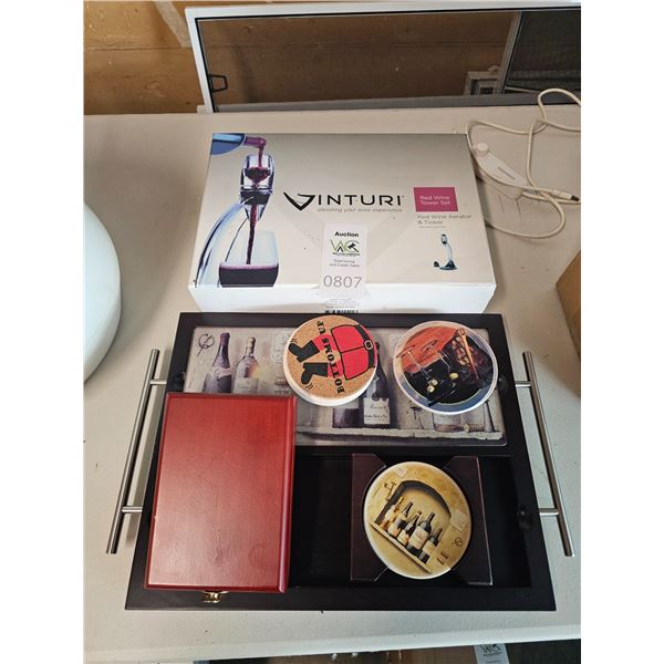 Vinturi Red Wine Tower Set & More A