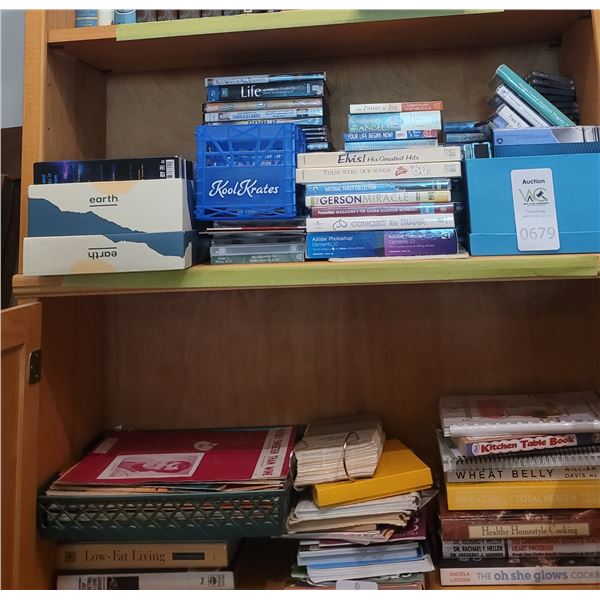 Books, CD's, DVD's  A