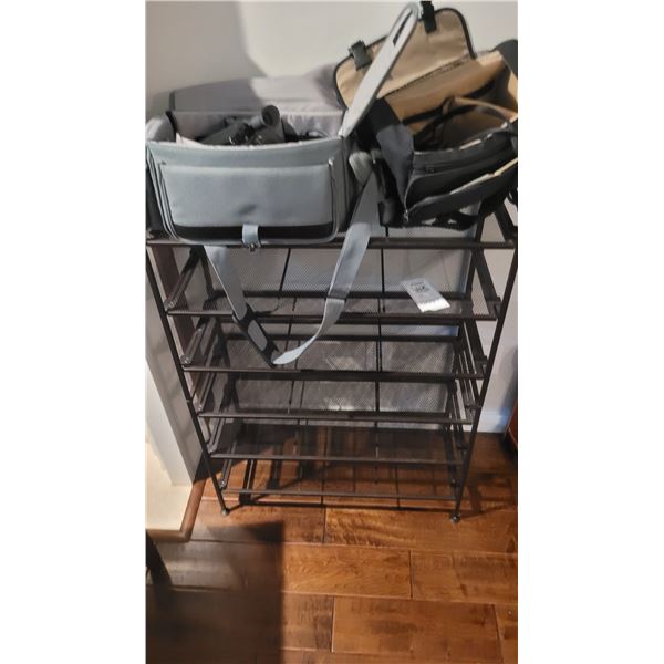 Minolta and JVC Video Camera, Shelves A
