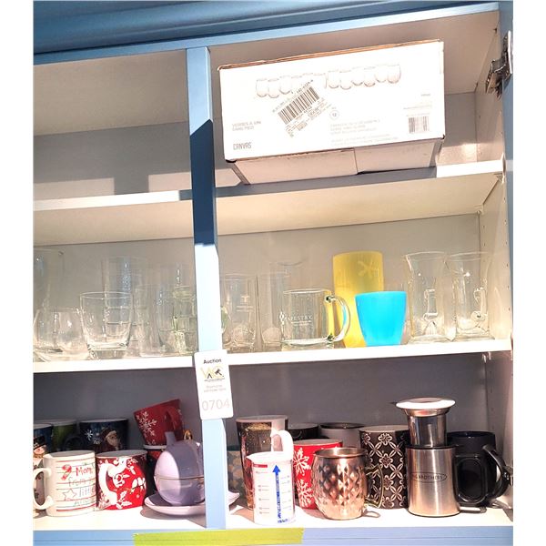 Mugs, Glasses A