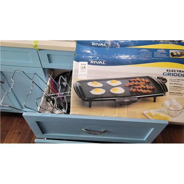 Rival Electric Griddle, Erock Griddle A