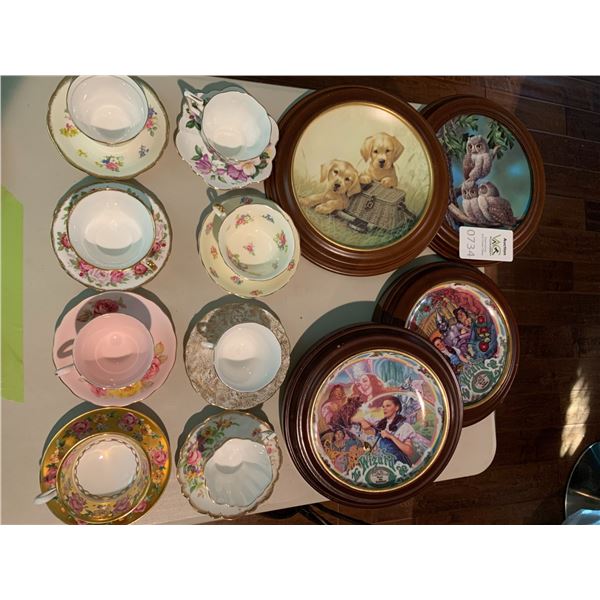 Tea Cups, Collector Plates A