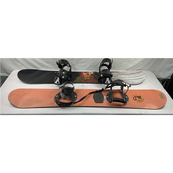 Burton Prime 155 and New Ground Ride Rehberg Snow Boards