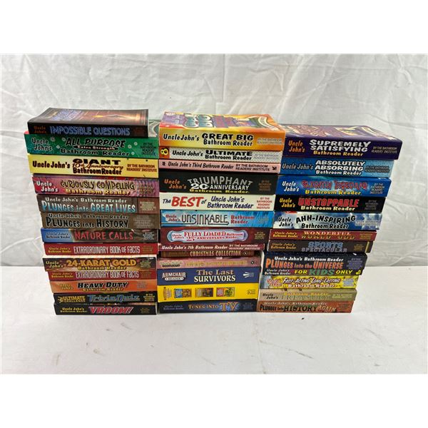 Lot of Uncle John's Bathroom Reader Books